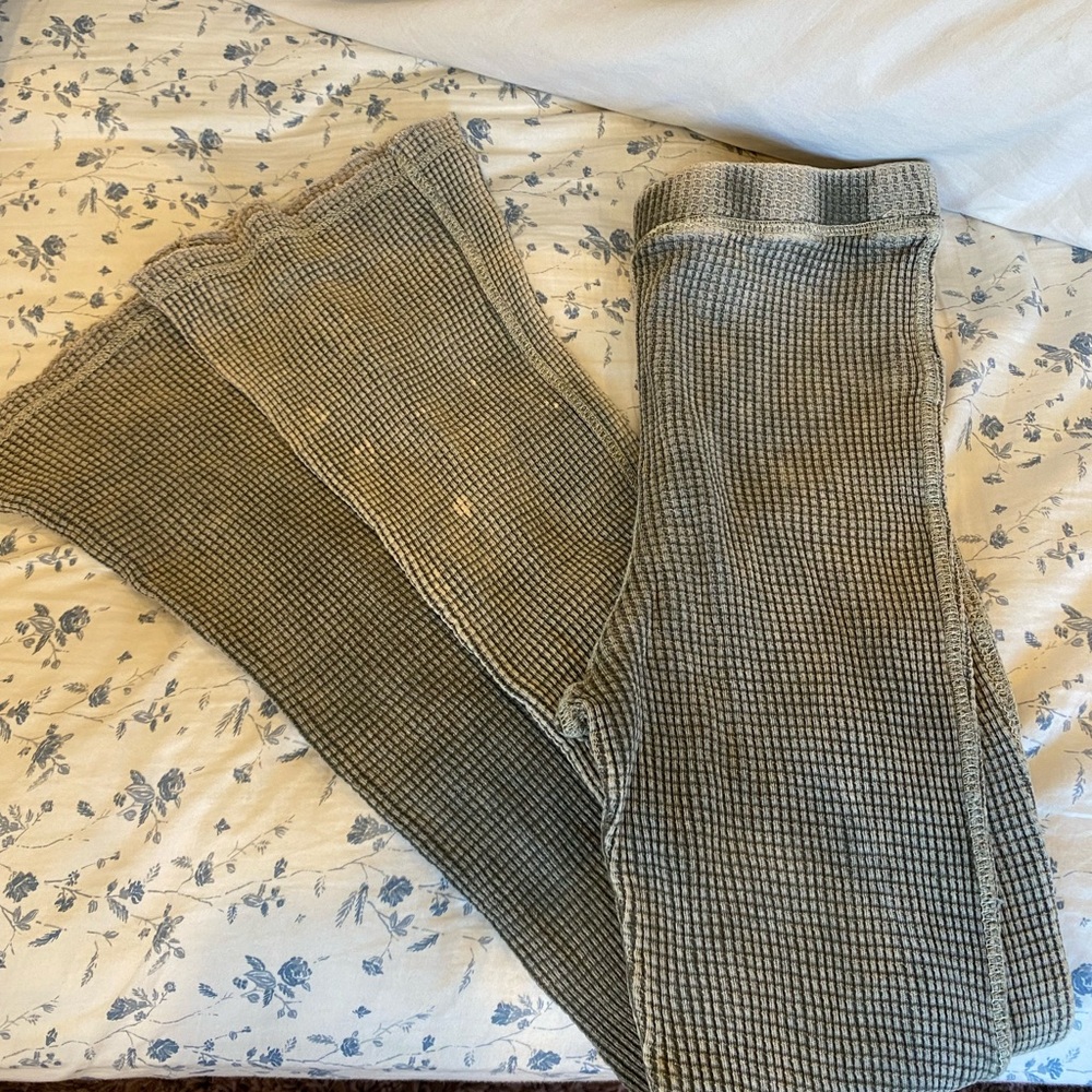 Target brand greenish/gray ribbed sweats